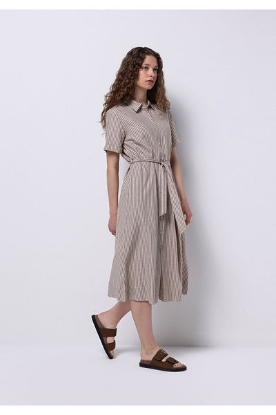 Colin's Regular Fit Women's Brown Dress