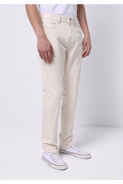 Colin's Straight Fit Düşük Bel Düz Paça Erkek Bej Jean Pantolon