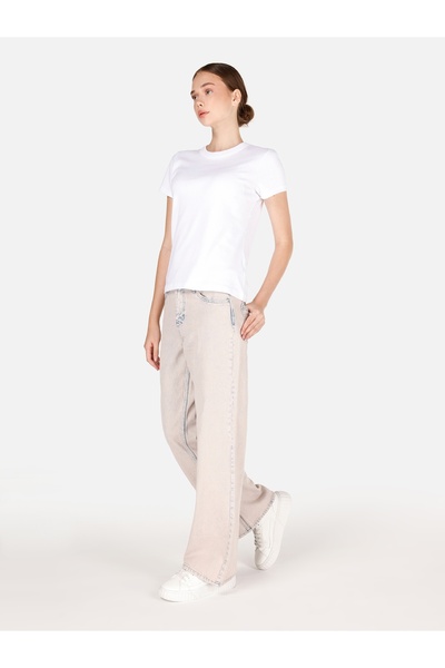 Colin's Regular Fit Women's Pink Jean Trousers