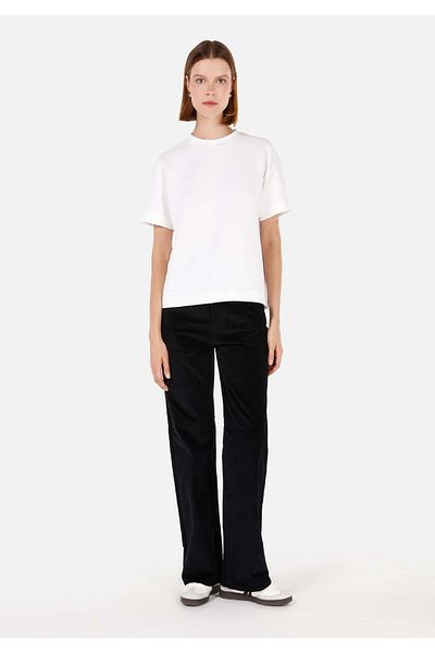 Colin's Regular Fit High Waist Wide Leg Women's Black Trousers