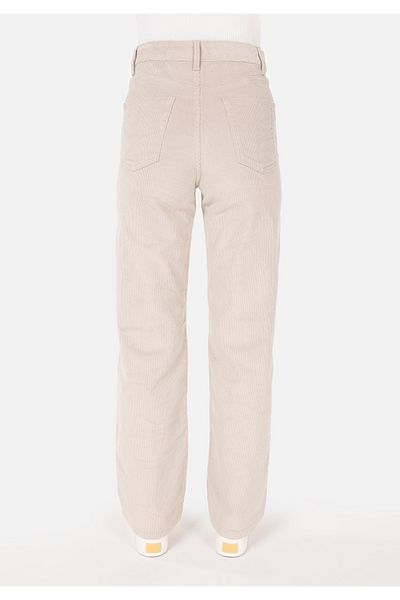 Colin's Regular Fit High Waist Wide Leg Women's Ecru Trousers