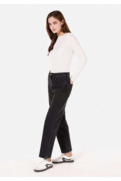 Colin's Straight Fit Kadın Siyah Jean Pantolon