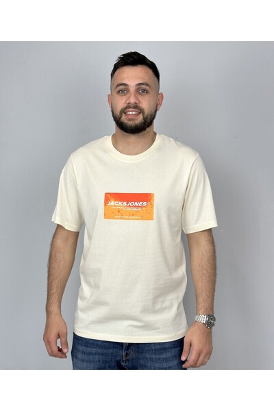 Jack & Jones Men's Logo Printed T-Shirt