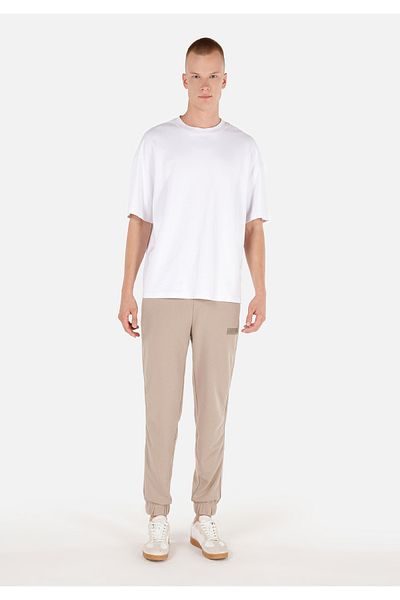 Colin's Slim Fit Mid Waist Men's Beige Sweatpants