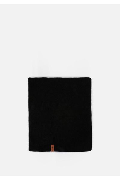 Colin's Men's Black Acrylic Scarf