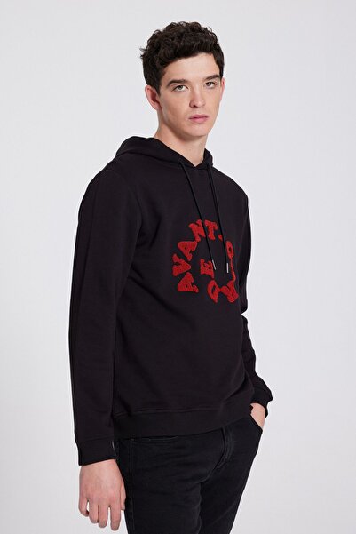 D'S Damat Ds Damat Slim Fit Black Sweatshirt