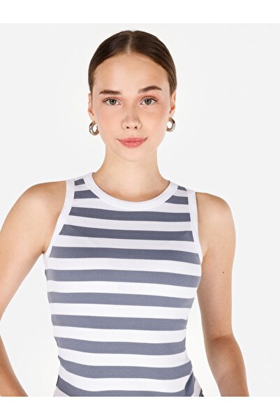 Colin's Slim Fit Kadın Mavi Atlet