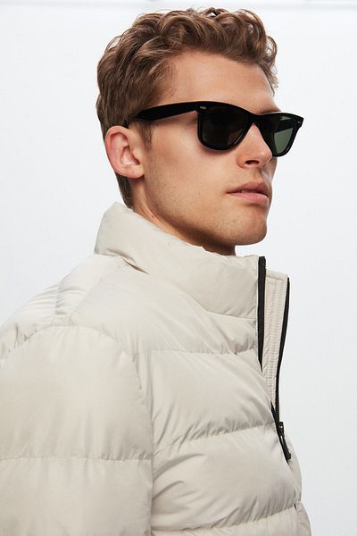 Twn Slim Fit Ecru Coat