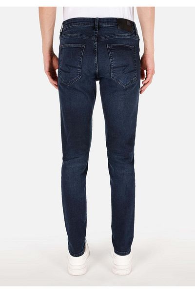 Colin's Slim Fit Low Waist Skinny Leg Dark Blue Men's Trousers Cl1070531