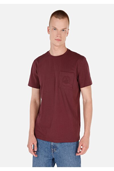 Colin's Bordo Erkek Tshirt K.kol