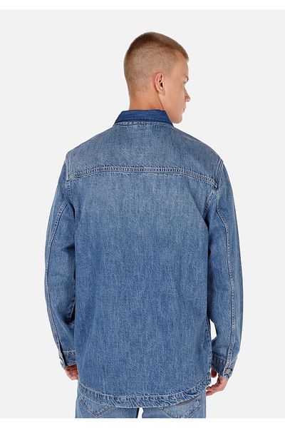 Colin's Regular Fit Buttoned Unlined Cotton Men's Blue Jacket