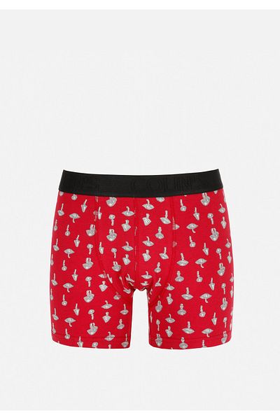 Colin's Modern Fit Men's Burgundy Boxer