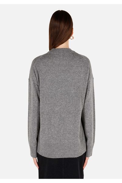 Colin's Regular Fit Round Neck Women's Gray Sweater