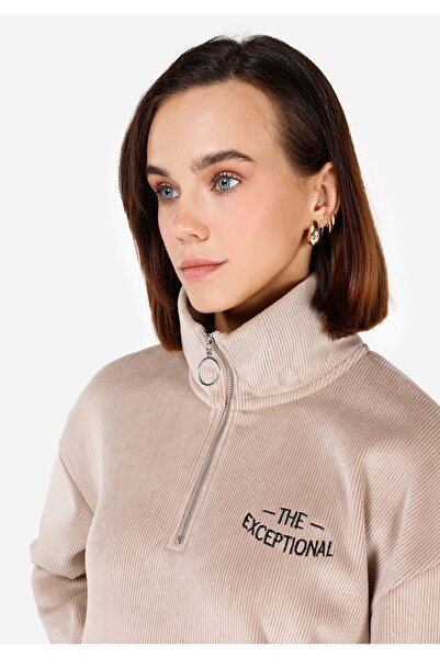 Colin's Regular Fit Fermuarlı Kadın Sweatshirt