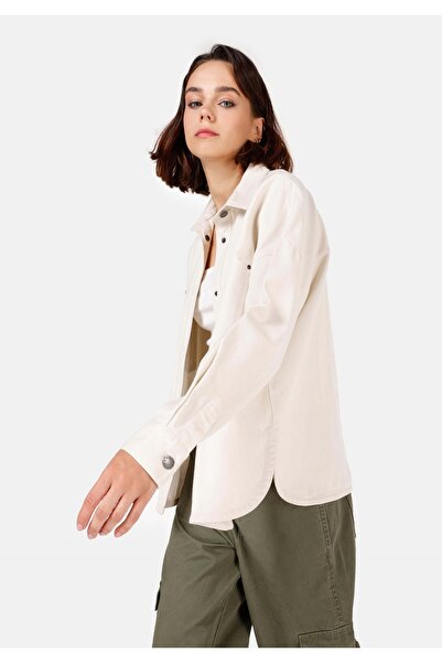 Colin's Ekru Kadın Gömlek U.kol
