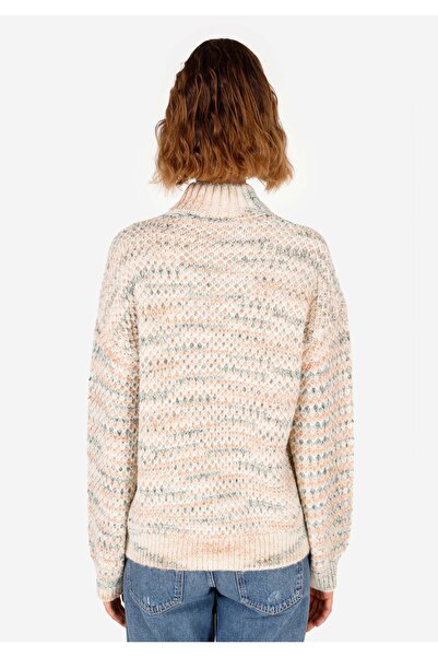 Colin's Regular Fit Yuvarlak Yaka Kadın Çok Renkli Kazak