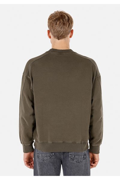 Colin's Oversize Fit Men's Green Sweatshirt