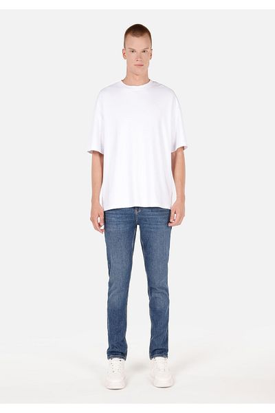 Colin's Straight Fit Men's Black Jean Trousers