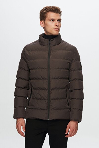 Twn Slim Fit Brown Coat