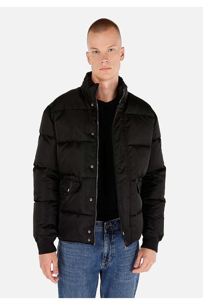 Colin's Regular Fit Men's Black Coat