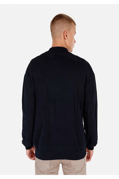 Colin's Regular Fit Men's Navy Blue Cardigan