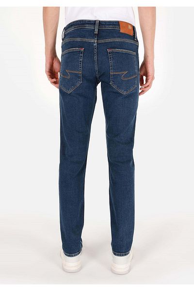Colin's 044 Karl Regular Fit Low Waist Straight Leg Blue Men's Pants Cl 1071285