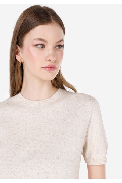 Colin's Ekru Kadın Kazak K.kol