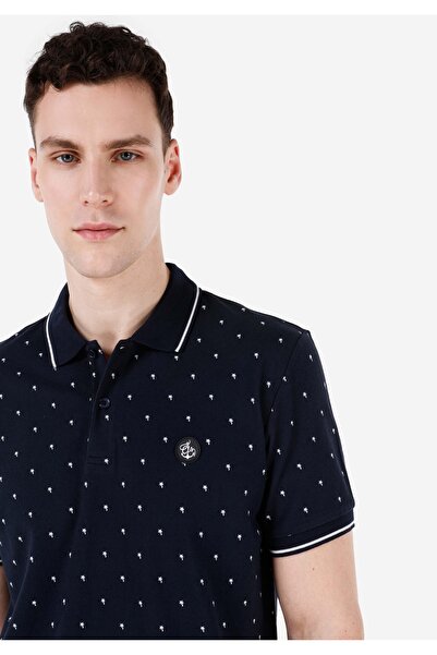 Colin's Μπλε ανδρικό μανίκι πόλο