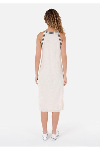 Colin's Regular Fit Women's Ecru Sleeveless Dress