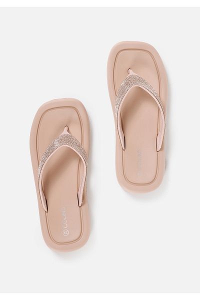 Colin's Women's Beige Slippers