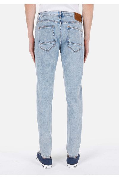 Colin's 041 Danny - Blue Men's Trousers, Slim Fit, Low Waist, Straight Leg