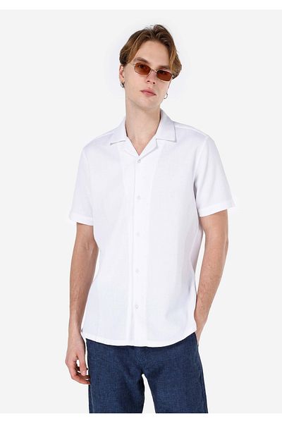 Colin's Men's White Shirt - Sleeves