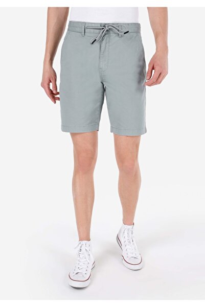 Colin's Regular Fit Orta Bel Düz Erkek Yeşil Şort