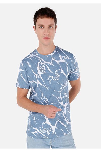 Colin's Men's Blue T-Shirt - Sleeves