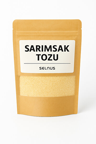 SELNUS Sarımsak Tozu 100 Gr (Allium sativum) - %100 Doğal ve Katkısız Saf Bah...