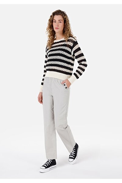 Colin's Normal Kesim Yüksek Bel Geniş Paça Taş Kadın Pantolon