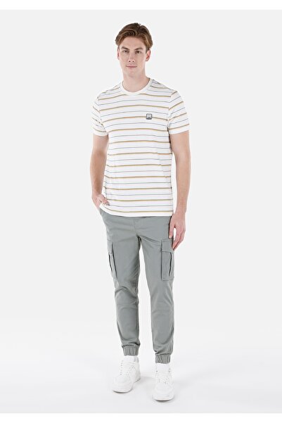 Colin's Мъжка тениска - екрю, модел с къс ръкав