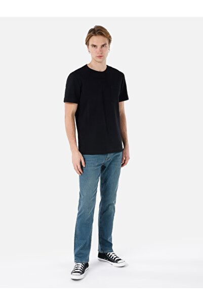 Colin's Чоловіча чорна футболка з рукавами