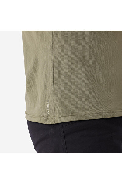 Decathlon Men's Outdoor T-Shirt 100% Khaki - Hunting and Nature Observation