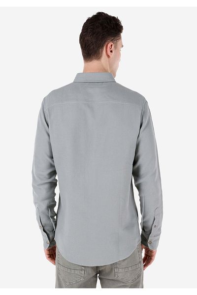Colin's Men's Green U.Sleeve Shirt