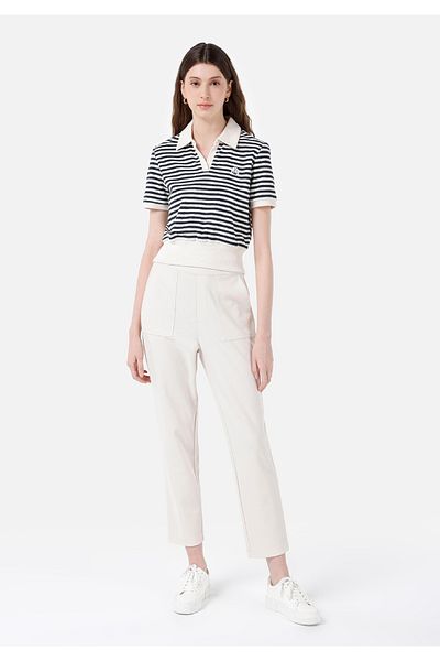 Colin's Regular Fit Mid Waist Plain Women's Ecru Sweatpants