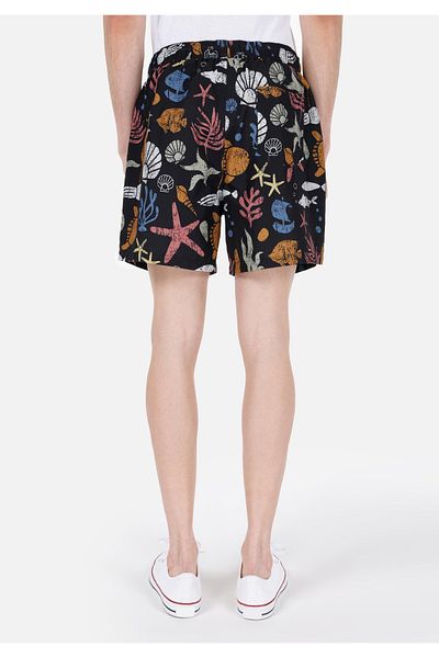 Colin's Regular Fit Men's Black Swim Shorts