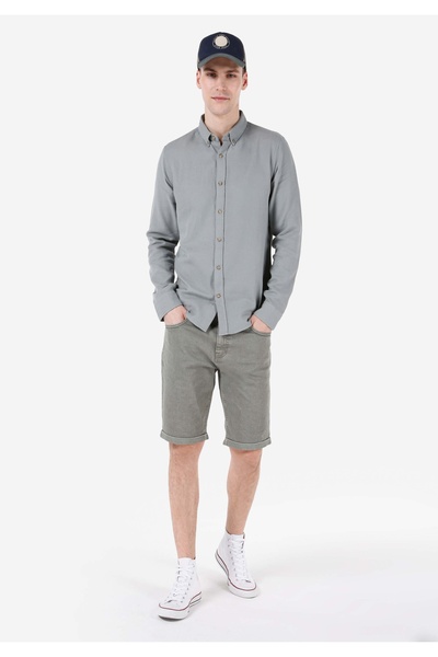 Colin's Yeşil Erkek Gömlek U.kol