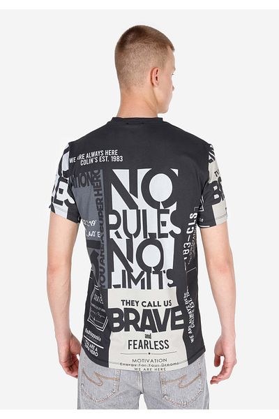 Colin's Men's Gray T-Shirt - Sleeve Cut
