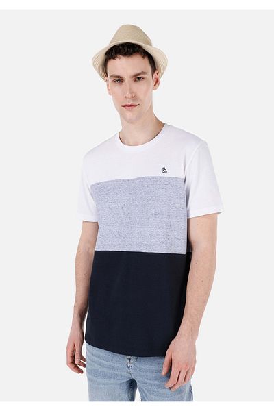 Colin's Men's Navy Blue T-Shirt - Sleeves