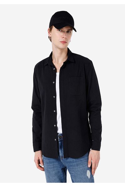 Colin's Black Men's Shirt U. Sleeve