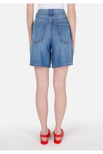 Colin's Loose Fit Mid Waist Women's Blue Jean Shorts