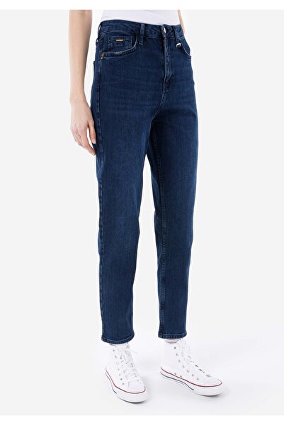 Colin's Mom Fit Orta Bel Daralan Paça Kadın Denim Jean Pantolon