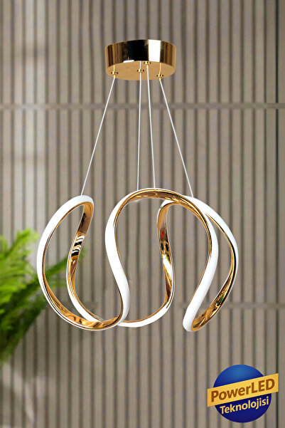 Luna Lighting Deluxe Gold Kaplama Metal Salon Mutfak Oturma Yatak Odası Moder...