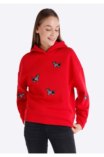 Colin's Red Women's Sweatshirt - Relaxed Fit